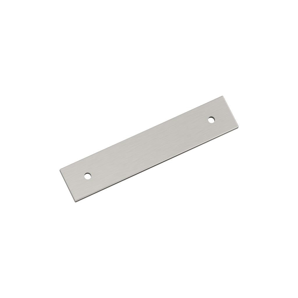 AMEROCK Ladera Rectangle Cabinet Handle Backplate in Satin Nickel 96mm BP37762G10