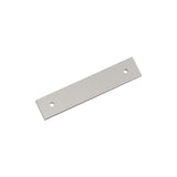AMEROCK Ladera Rectangle Cabinet Handle Backplate in Satin Nickel 96mm BP37762G10