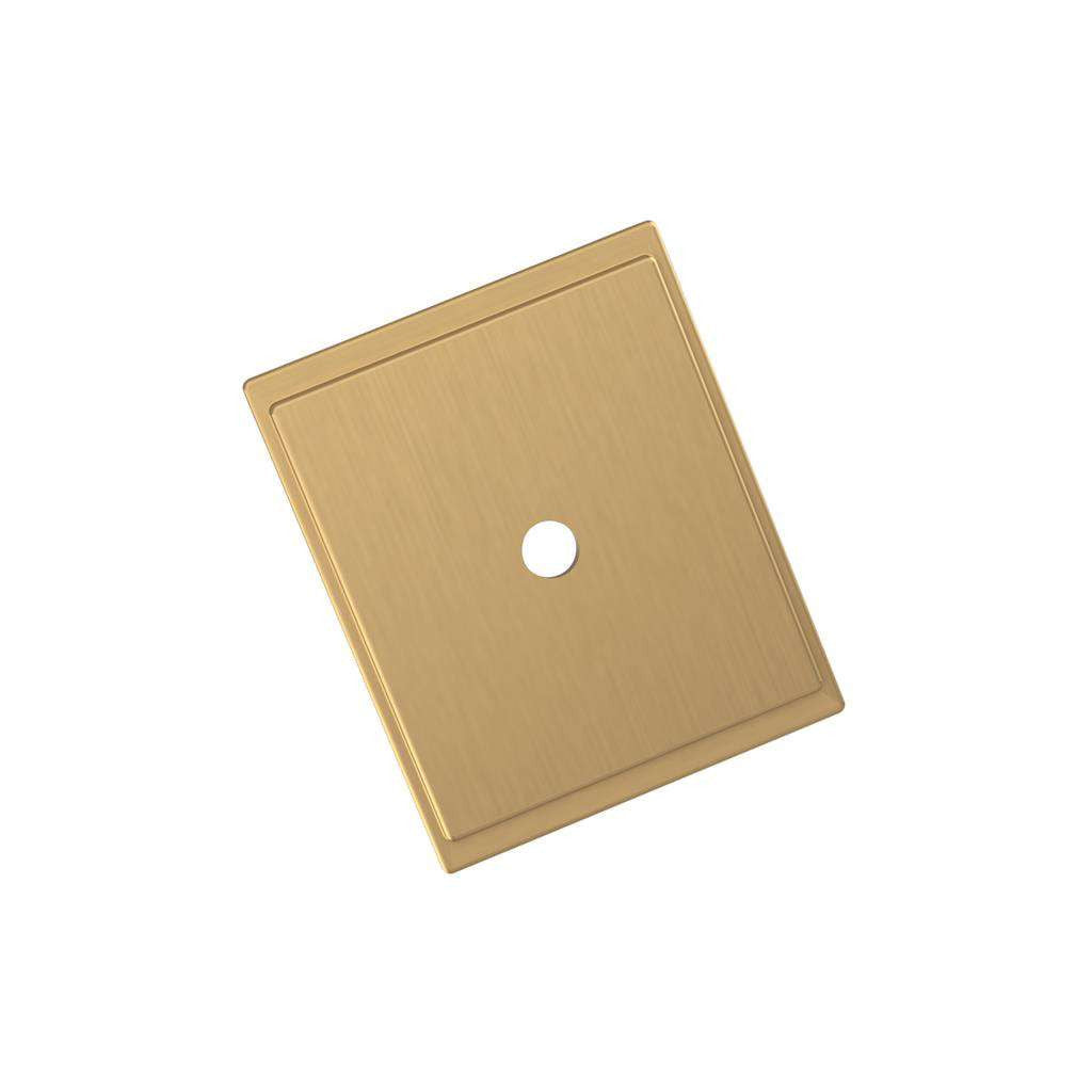 AMEROCK Maymont 1-5/8" Rectangle Cabinet Knob Backplate in Champagne Bronze BP37586CZ