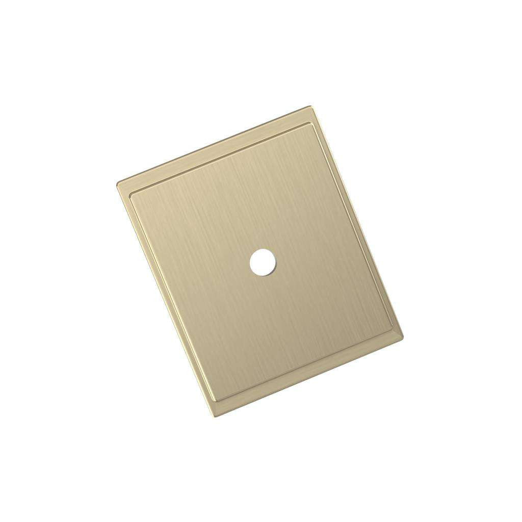 AMEROCK Maymont 1-5/8" Rectangle Cabinet Knob Backplate in Golden Champagne BP37586BBZ
