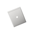AMEROCK Maymont 1-5/8" Rectangle Cabinet Knob Backplate in Polished Chrome BP3758626