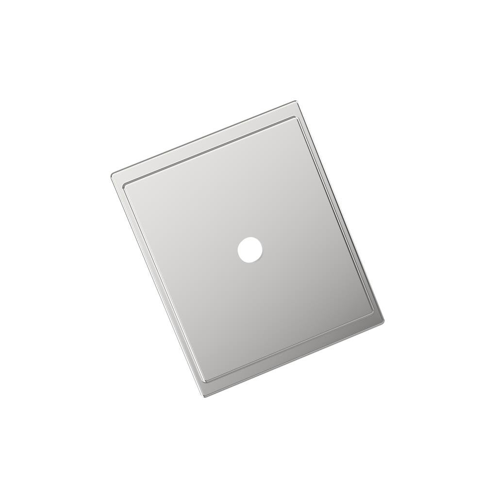 AMEROCK Maymont 1-5/8" Rectangle Cabinet Knob Backplate in Polished Chrome BP3758626