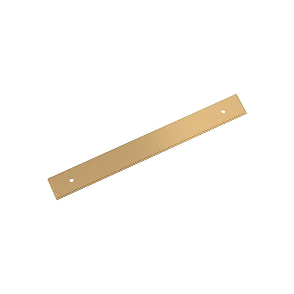 AMEROCK Maymont Rectangle Cabinet Handle Backplate in Champagne Bronze 192mm BP37591CZ