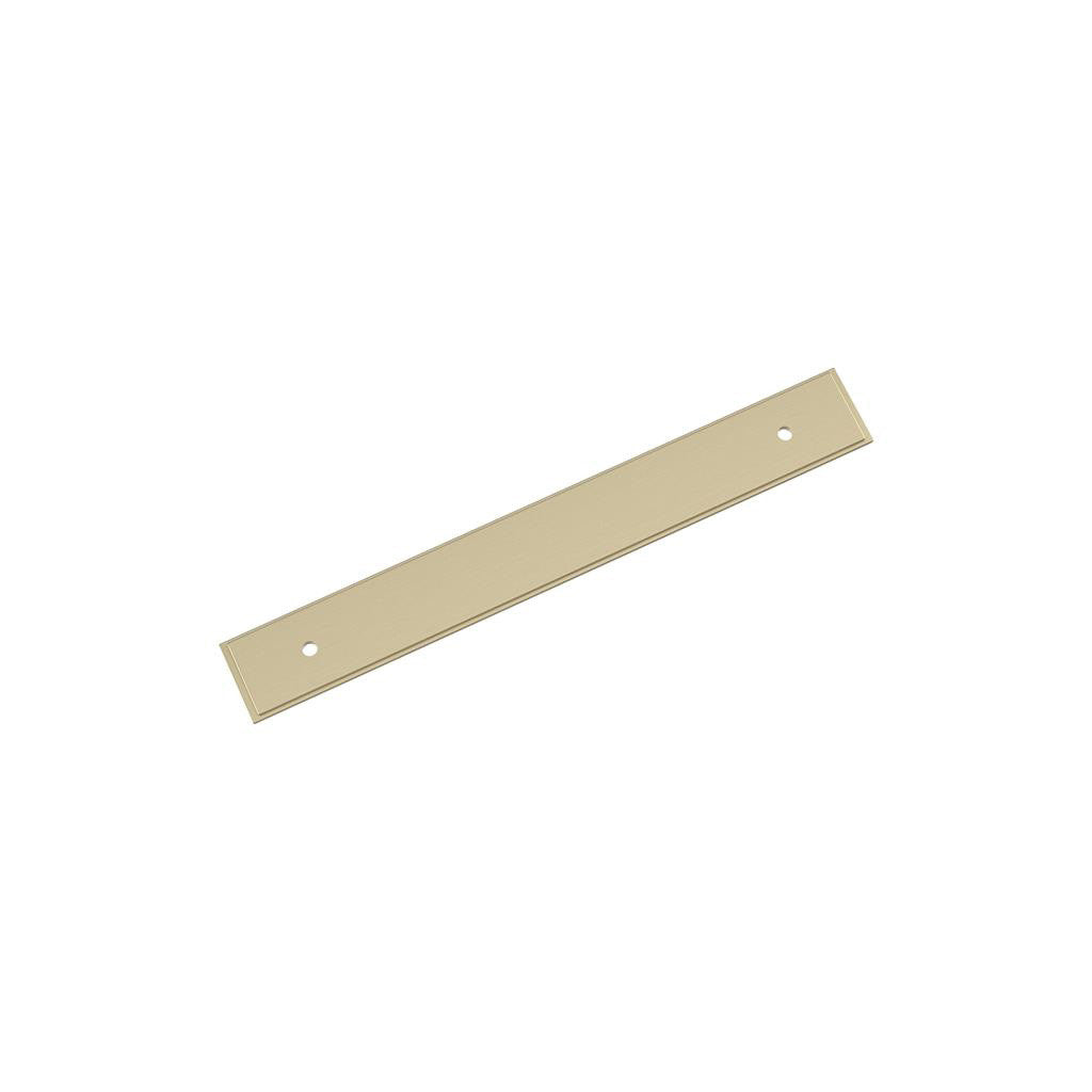 AMEROCK Maymont Rectangle Cabinet Handle Backplate in Golden Champagne 160mm BP37590BBZ