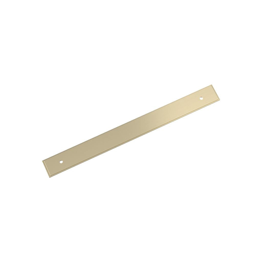AMEROCK Maymont Rectangle Cabinet Handle Backplate in Golden Champagne 224mm BP37592BBZ