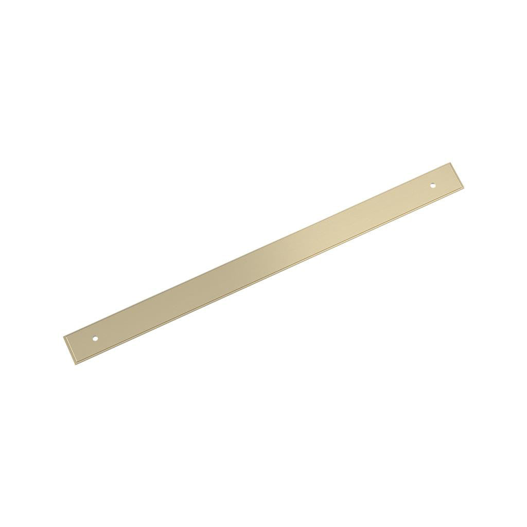 AMEROCK Maymont Rectangle Cabinet Handle Backplate in Golden Champagne 320mm BP37594BBZ