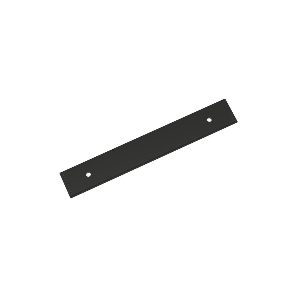 AMEROCK Maymont Rectangle Cabinet Handle Backplate in Matte Black 128mm BP37589MB