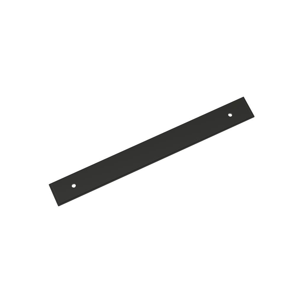 AMEROCK Maymont Rectangle Cabinet Handle Backplate in Matte Black 192mm BP37591MB
