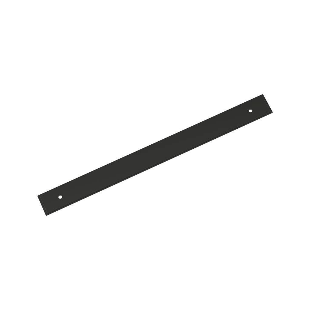 AMEROCK Maymont Rectangle Cabinet Handle Backplate in Matte Black 256mm BP37593MB
