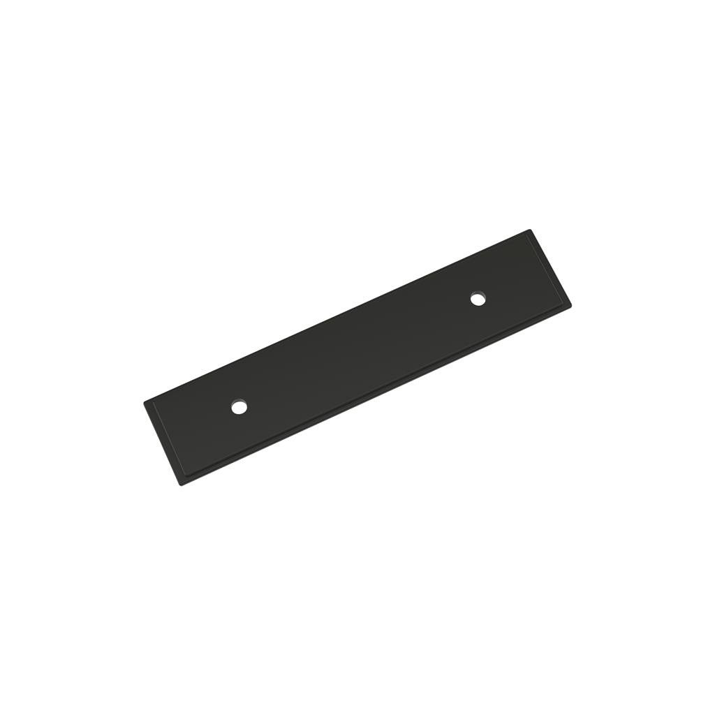 AMEROCK Maymont Rectangle Cabinet Handle Backplate in Matte Black 3" BP37587MB