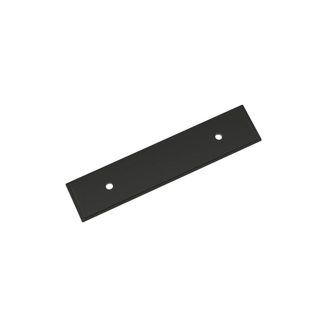 AMEROCK Maymont Rectangle Cabinet Handle Backplate in Matte Black 3" BP37587MB
