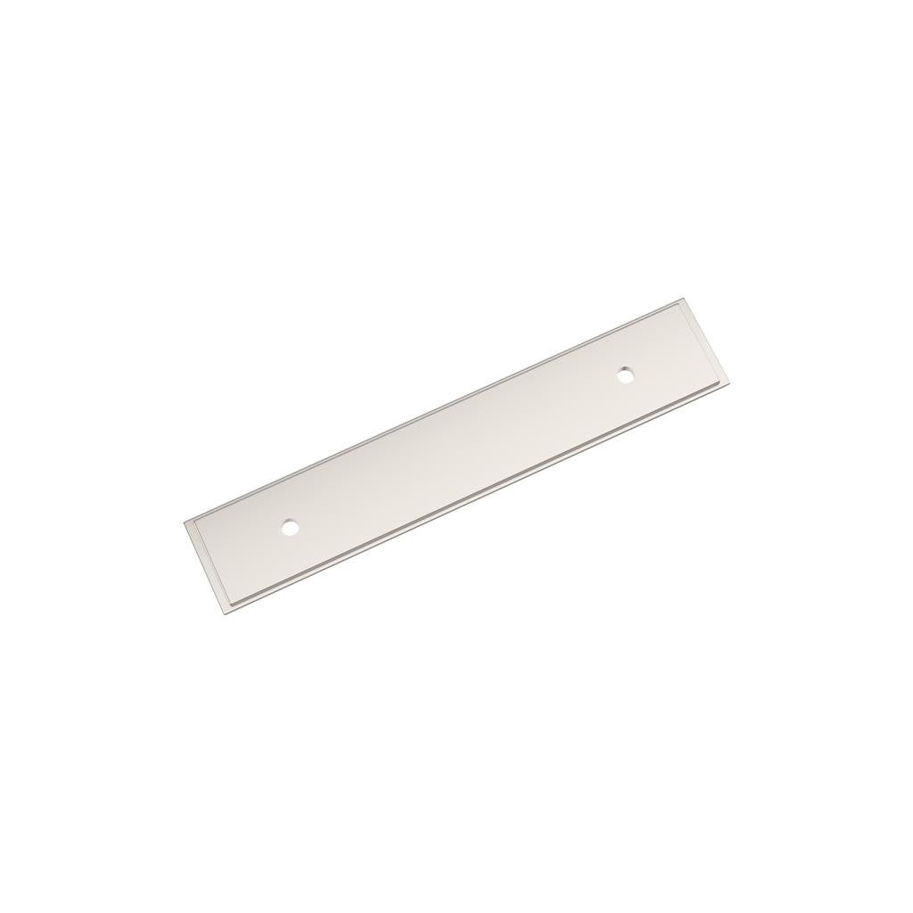 AMEROCK Maymont Rectangle Cabinet Handle Backplate in Polished Nickel 96mm BP37588PN