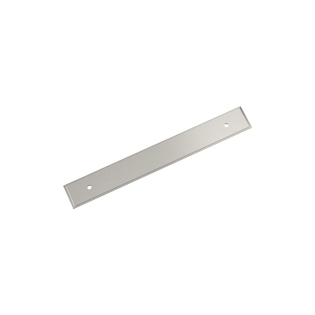 AMEROCK Maymont Rectangle Cabinet Handle Backplate in Satin Nickel 160mm BP37590G10