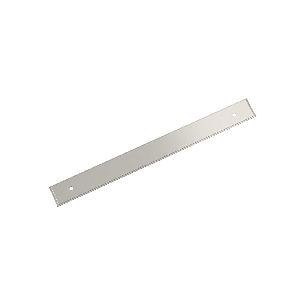 AMEROCK Maymont Rectangle Cabinet Handle Backplate in Satin Nickel 224mm BP37592G10