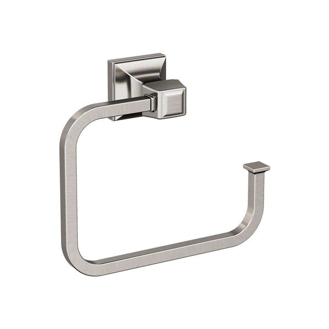 AMEROCK Mulholland 6-13/16" Long Hanging Towel Ring in Brushed Nickel BH36022G10