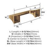 AMEROCK Mulholland Pivoting Toilet Paper Holder in Champagne Bronze BH36021CZ Specs