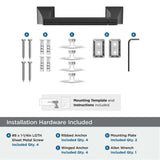 AMEROCK Mulholland Pivoting Toilet Paper Holder in Brushed Nickel BH36021MB Installation Hardware