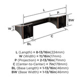 AMEROCK Mulholland Pivoting Toilet Paper Holder in Oil Rubbed Bronze BH36021ORB Specs