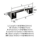 AMEROCK Mulholland Pivoting Toilet Paper Holder in Polished Chrome BH3602126 Specs