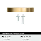 AMEROCK Parabolic Arch Handle Pull in Champagne Bronze 3" BP37345CZ Installation Hardware