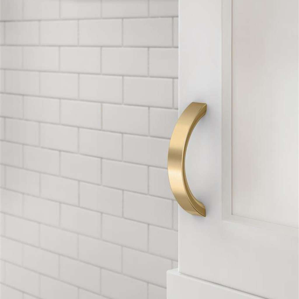 AMEROCK Parabolic Arch Handle Pull in Champagne Bronze 3" BP37345CZ Mounted