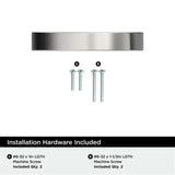 AMEROCK Parabolic Arch Handle Pull in Polished Chrome 3" BP3734526 Installation Hardware