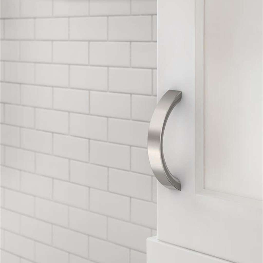 AMEROCK Parabolic Arch Handle Pull in Satin Nickel 3" BP37345G10 Mounted