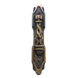 AMEROCK Pendant Pull with Backplate in Antique Brass BP-276-AE Top View