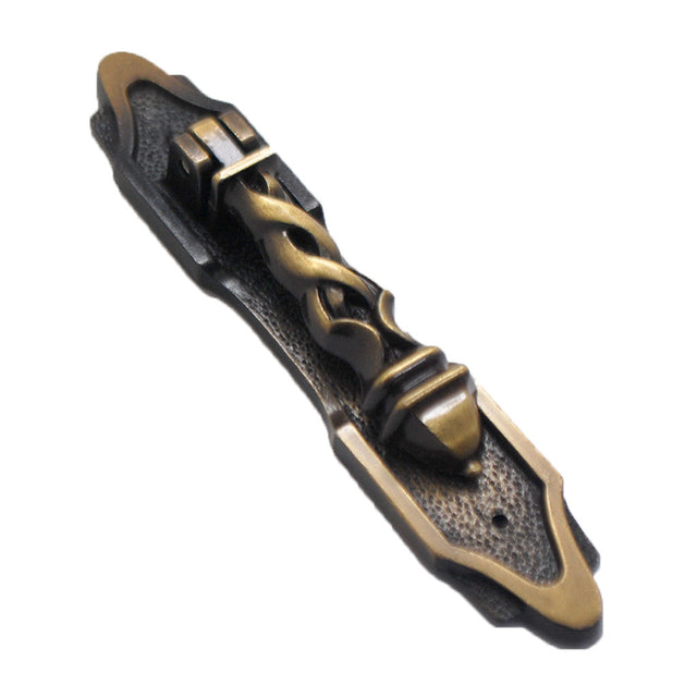 AMEROCK Pendant Pull with Backplate in Antique Brass BP-276-AE