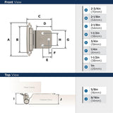 AMEROCK Self Closing Reverse Bevel Variable Overlay Cabinet Hinge (pair) in Satin Nickel BPR7630G10 Specs