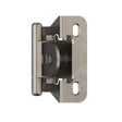 AMEROCK Single Demountable 1/4" Overlay Cabinet Hinge (pair) in Nickel BPR871514