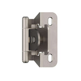AMEROCK Single Demountable 1/4" Overlay Cabinet Hinge (pair) in Satin Nickel BPR8715FB