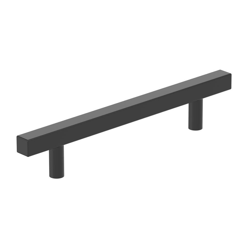 AMEROCK Square Bar Pulls in Matte Black 128mm BP37177MB