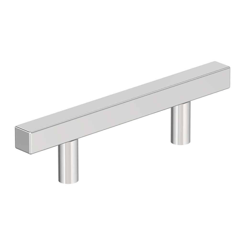 AMEROCK Square Bar Pulls in Polished Chrome 3" BP3717526