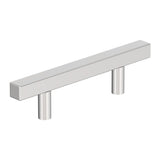 AMEROCK Square Bar Pulls in Polished Chrome 3" BP3717526