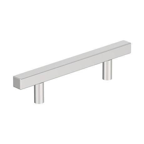 AMEROCK Square Bar Pulls in Polished Chrome 96mm BP3717626