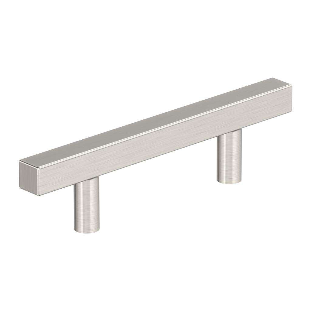 AMEROCK Square Bar Pulls in Satin Nickel 3" BP37175G10