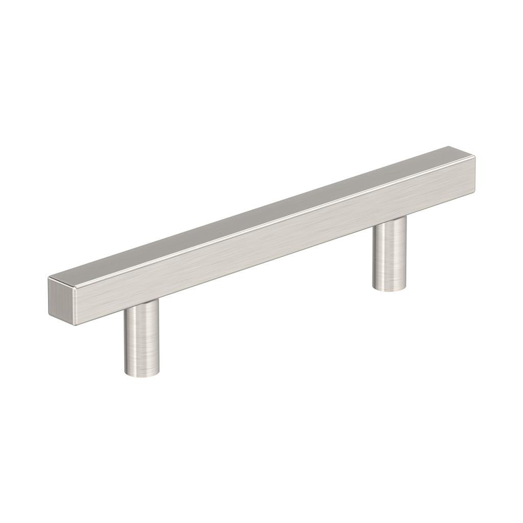 AMEROCK Square Bar Pulls in Satin Nickel 96mm BP37176G10
