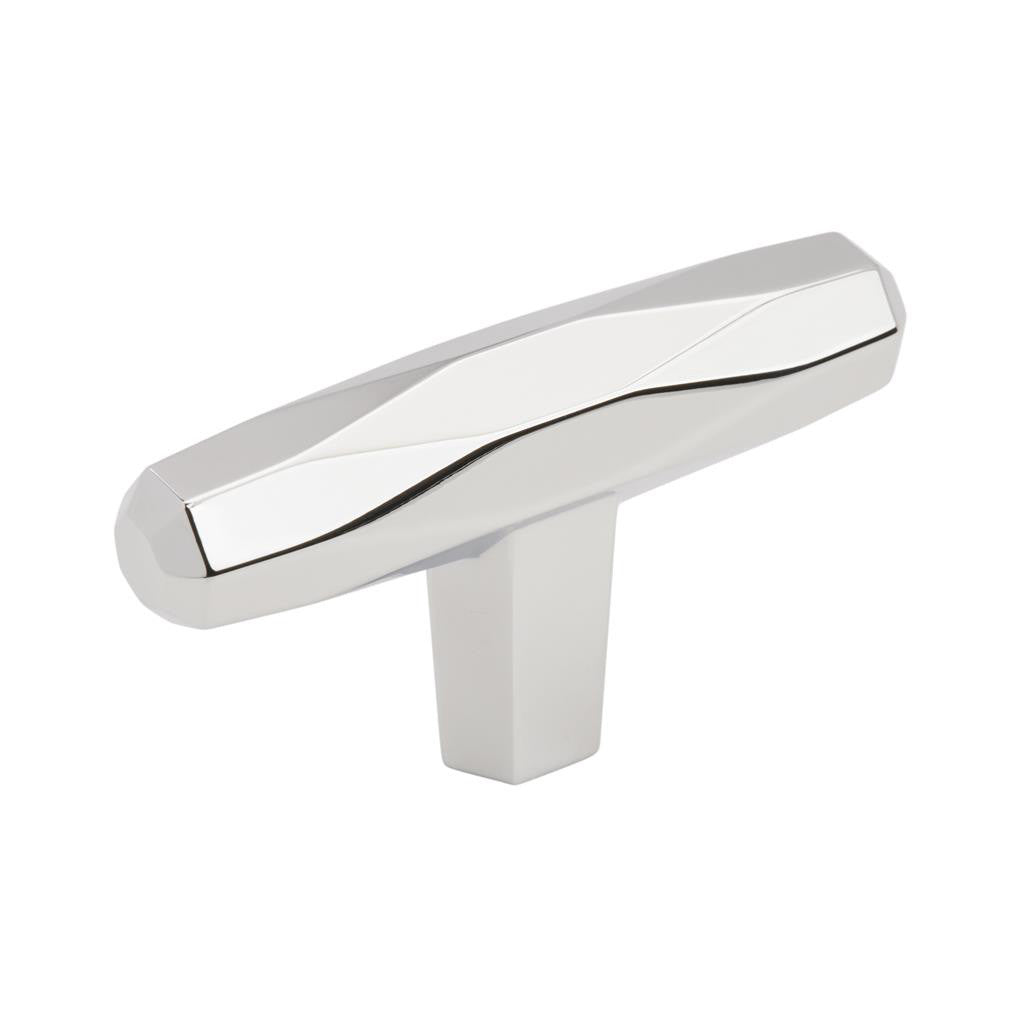 AMEROCK St. Vincent 2-1/2" Length Geometric Bar Knob in Polished Chrome BP3664226
