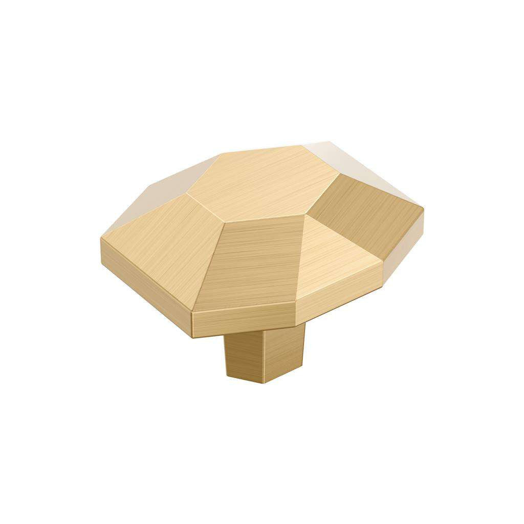 AMEROCK St. Vincent 1-5/8" Length Geometric Cabinet Knob in Champagne Bronze BP36641CZ