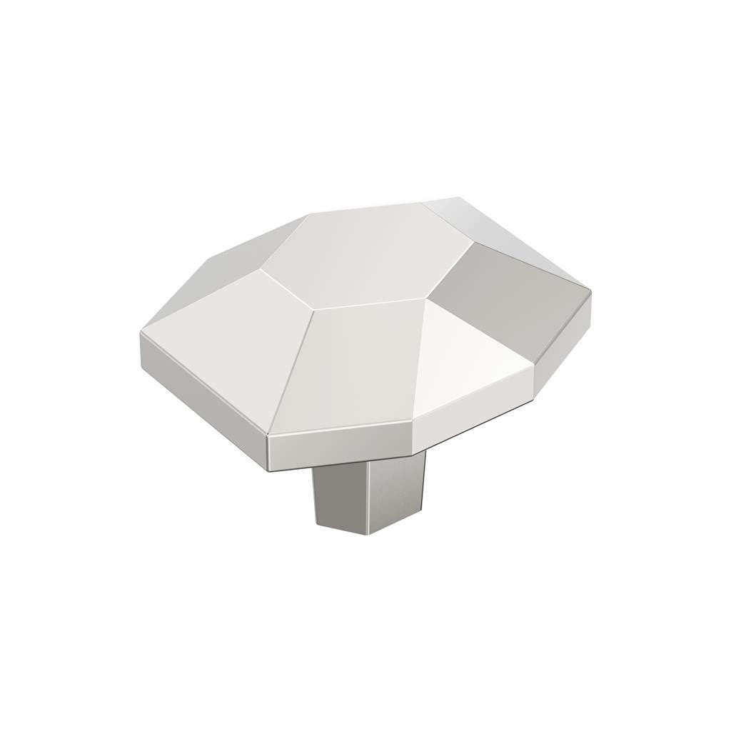 AMEROCK St. Vincent 1-5/8" Length Geometric Cabinet Knob in Polished Nickel BP36641PN