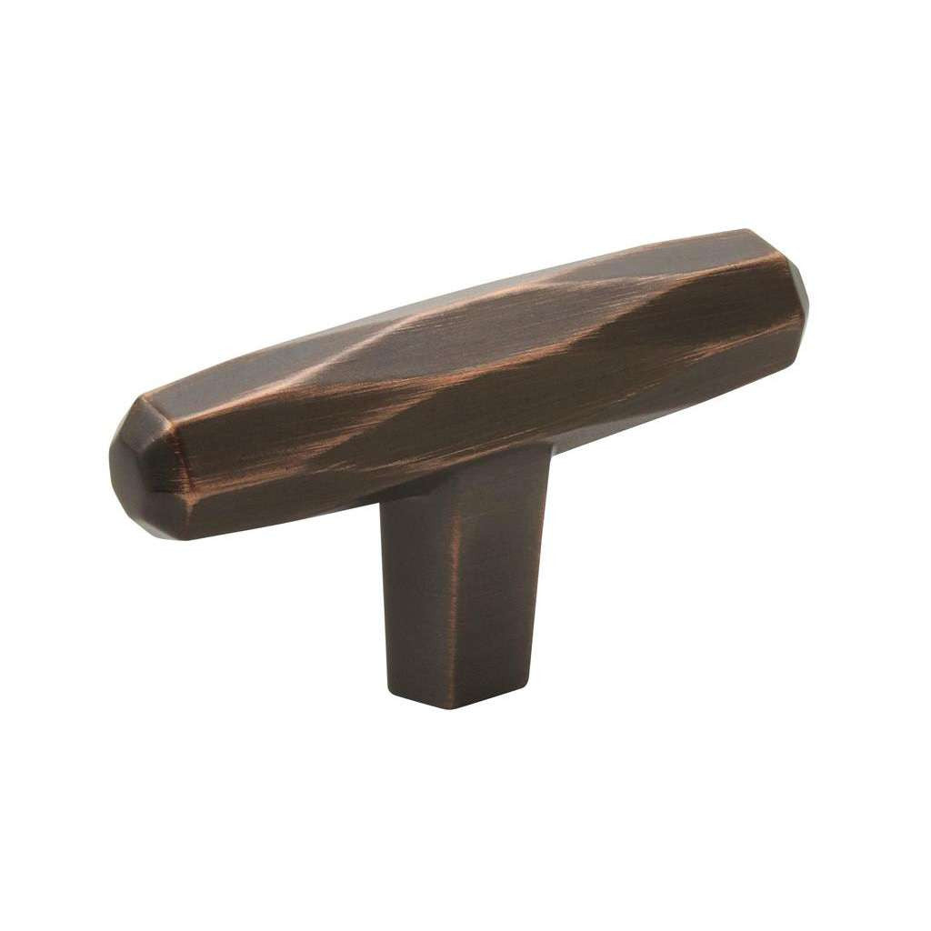 AMEROCK St. Vincent 2-1/2" Length Geometric Bar Knob in Oil Rubbed Bronze BP36642ORB