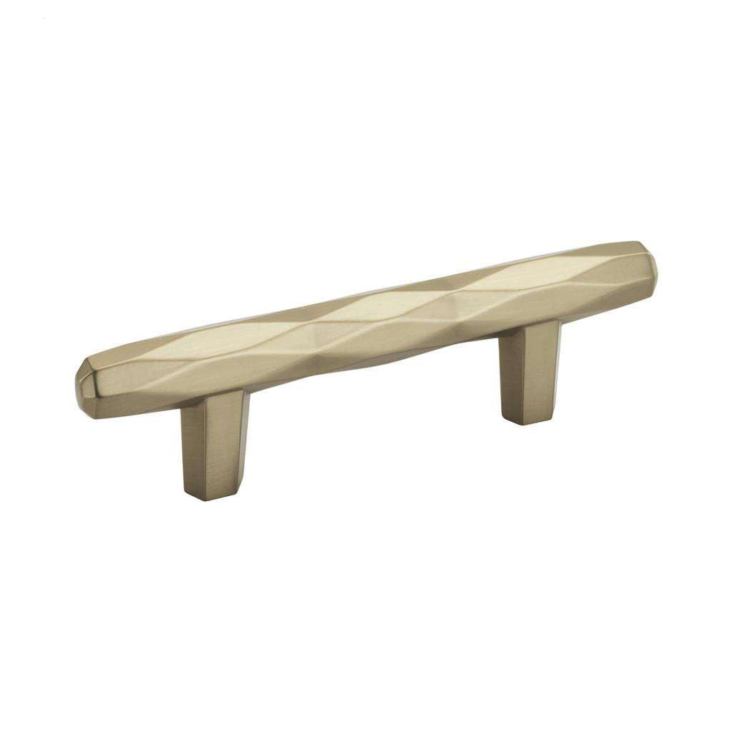 AMEROCK St. Vincent Geometric Bar Pulls in Golden Champagne 3" BP36646BBZ