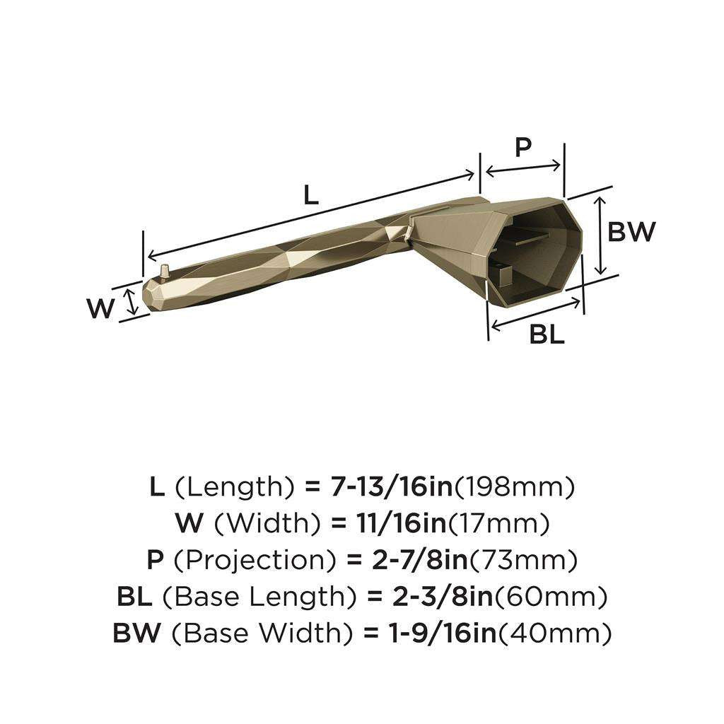 AMEROCK St. Vincent Single Post Toilet Paper Holder in Golden Champagne BH36041BBZ Specs
