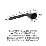 AMEROCK St. Vincent Single Post Toilet Paper Holder in Oil Rubbed Bronze BH36041ORB Specs