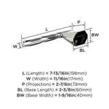 AMEROCK St. Vincent Single Post Toilet Paper Holder in Polished Chrome BH3604126 Specs
