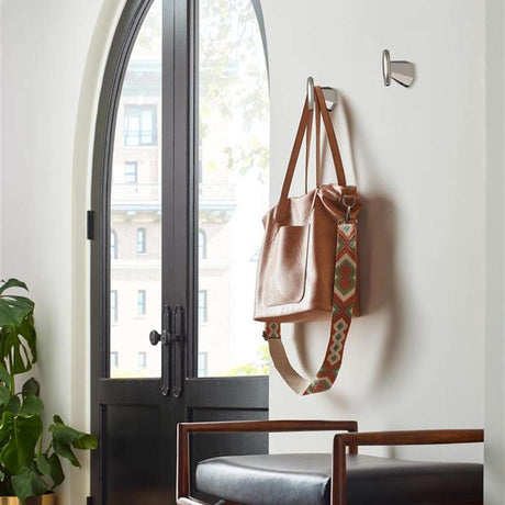AMEROCK St. Vincent Single Robe Hook in Satin Nickel BH36040G10 in Foyer