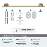 AMEROCK St. Vincent Towel Bar in Golden Champagne 18" BH36043BBZ Installation Hardware