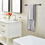 AMEROCK St. Vincent Towel Bar in Oil Rubbed Bronze 24" BH36044ORB in Bathroom