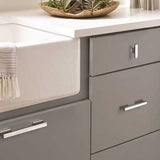 Display Kitchen of Amerock Status Chrome Cabinet Hardware